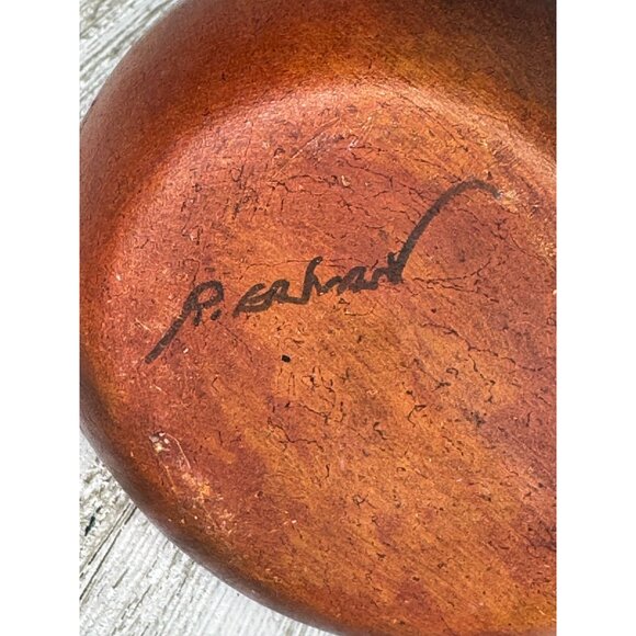 Vintage R.Galvan Signed Pottery Mexican Wedding Vase - Picture 7 of 7